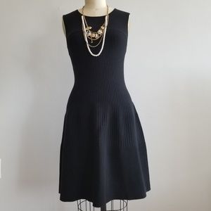 Ann Taylor black knit dress